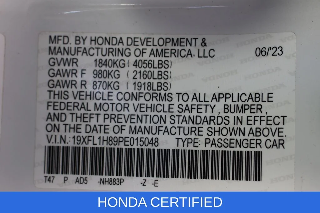 Certified Used 2023 White Honda Sport Touring image 30