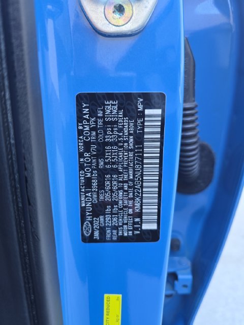 Used 2022 Blue Hyundai SE image 23