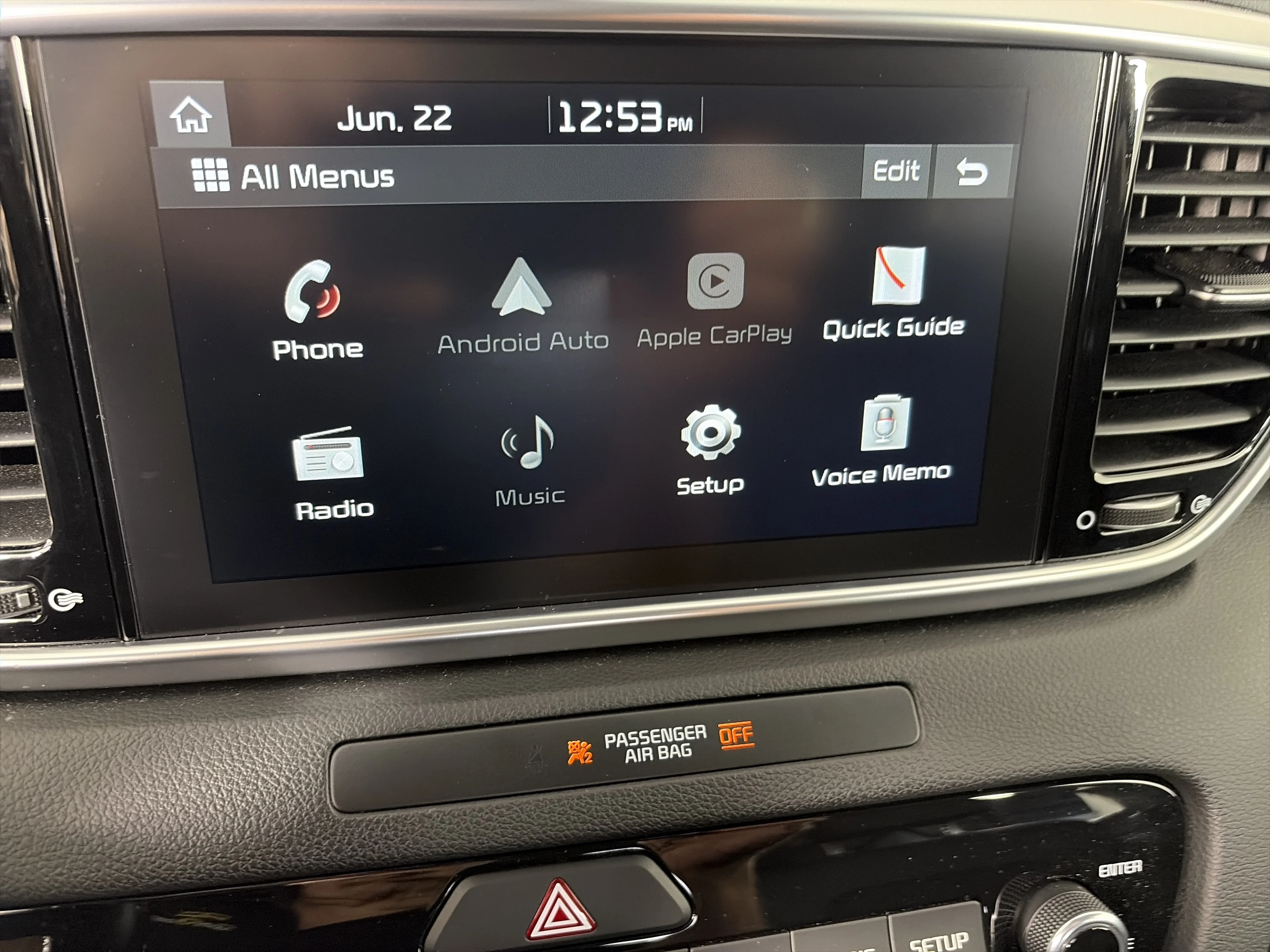 Used 2022 Pacific Blue Kia EX image 22