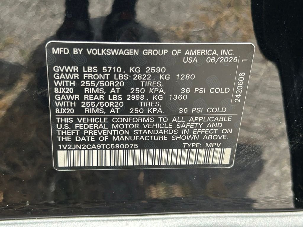 New 2026 Black Volkswagen SE w/Technology image 52