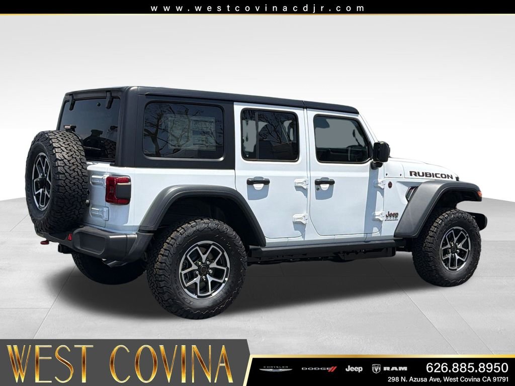 New 2026 Bright White Clear-Coat Exterior Paint Jeep Rubicon image 5