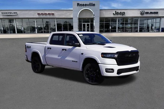 New 2027 Bright White Clear-Coat Exterior Paint RAM Laramie image 1