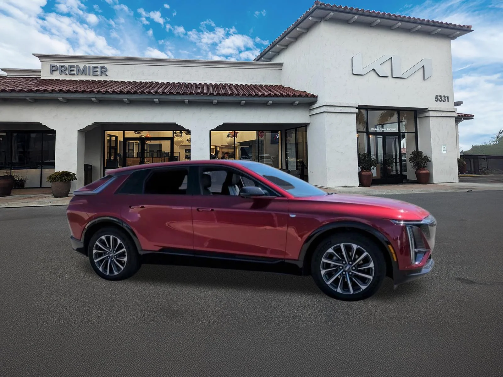 Used 2024 Red Cadillac Sport image 2