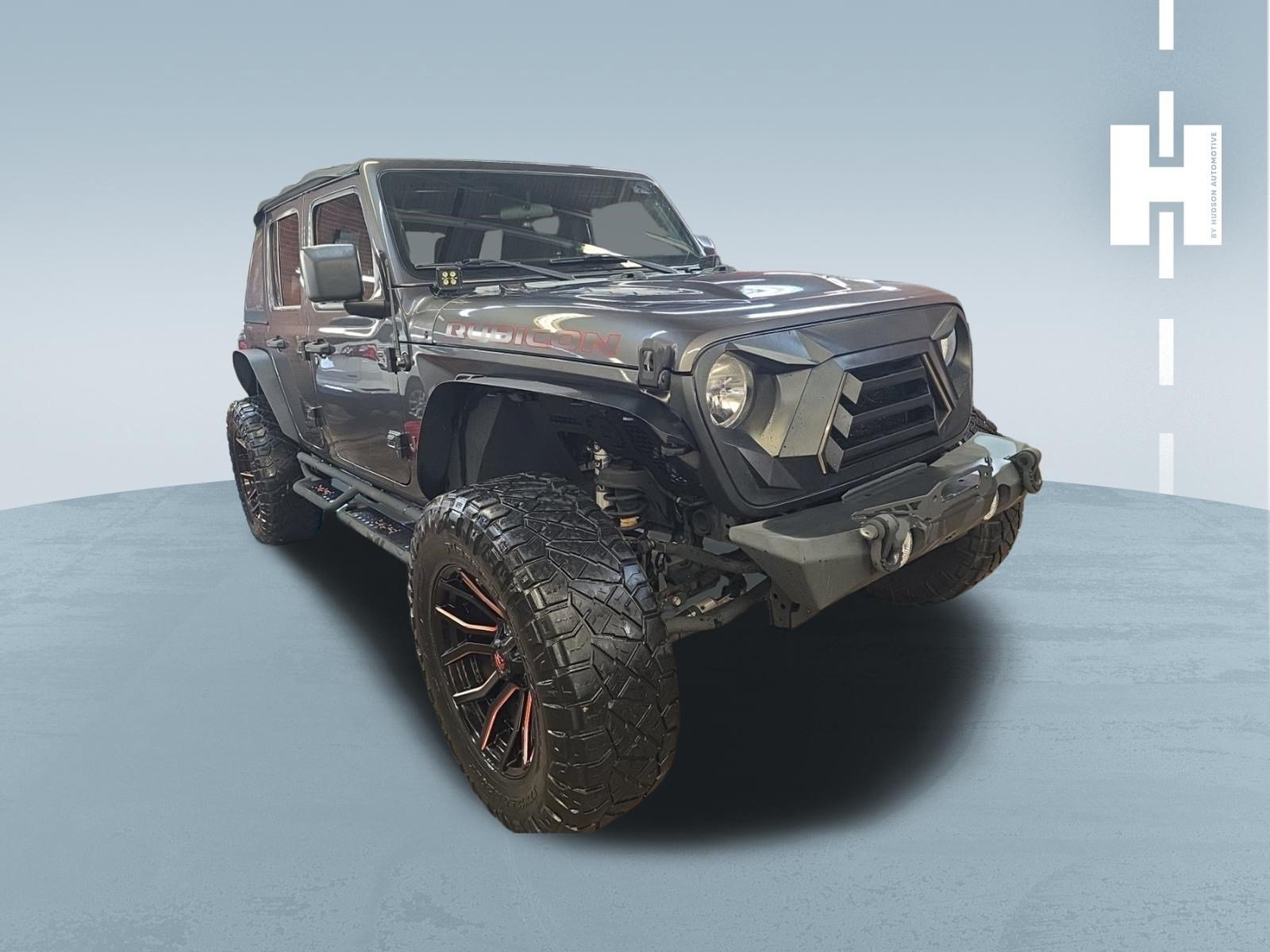 Used 2021 Granite Crystal Metallic Clearcoat Jeep Unlimited Rubicon image 2