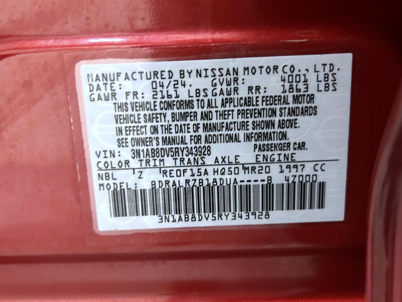 Used 2024 Red Nissan SR image 25