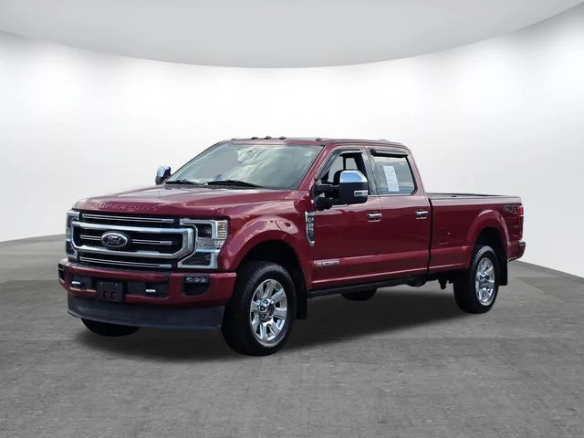Certified Used 2021 Red Metallic Ford Platinum image 7