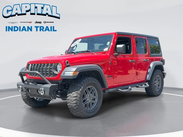 Used 2024 Red Jeep Sport S image 1