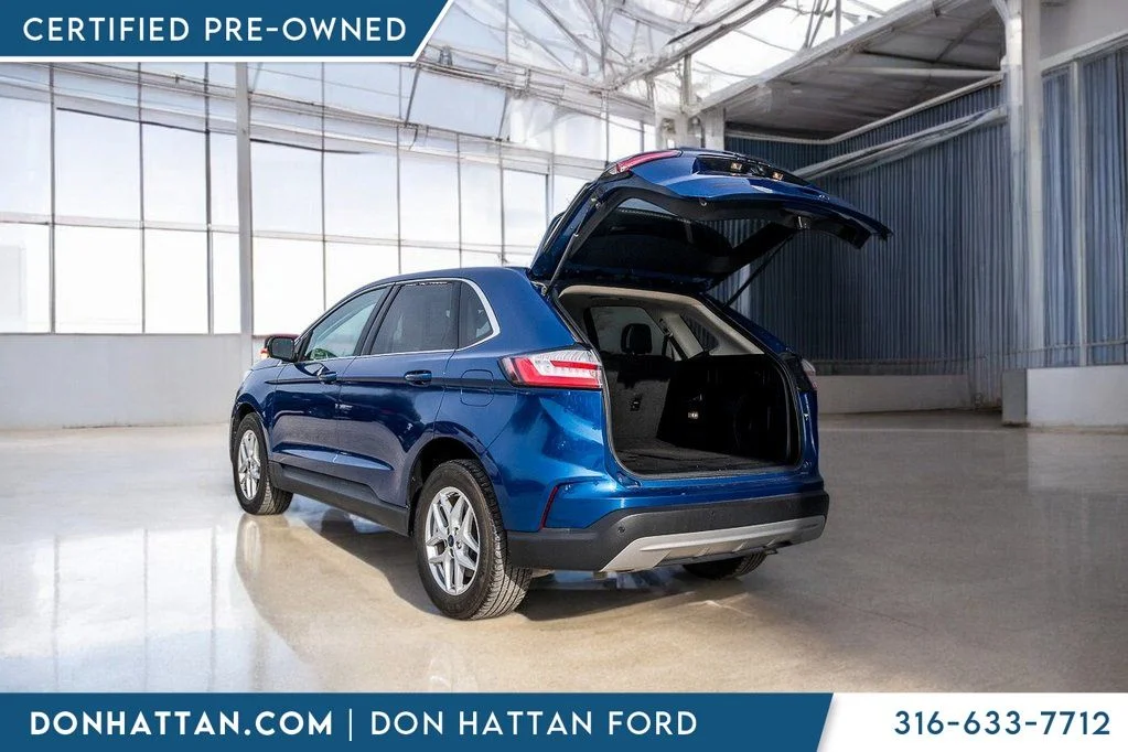 Certified Used 2022 Blue Ford SEL image 29