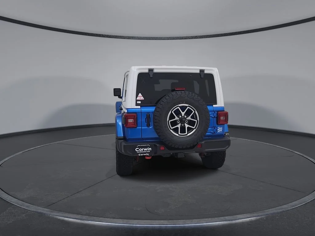 New 2026 Hydro Blue Pearl-Coat Exterior Paint Jeep Rubicon image 12