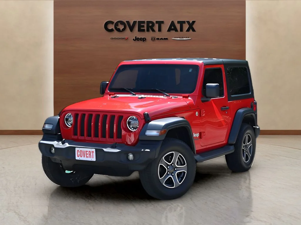 Used 2020 Red Jeep Sport S image 1