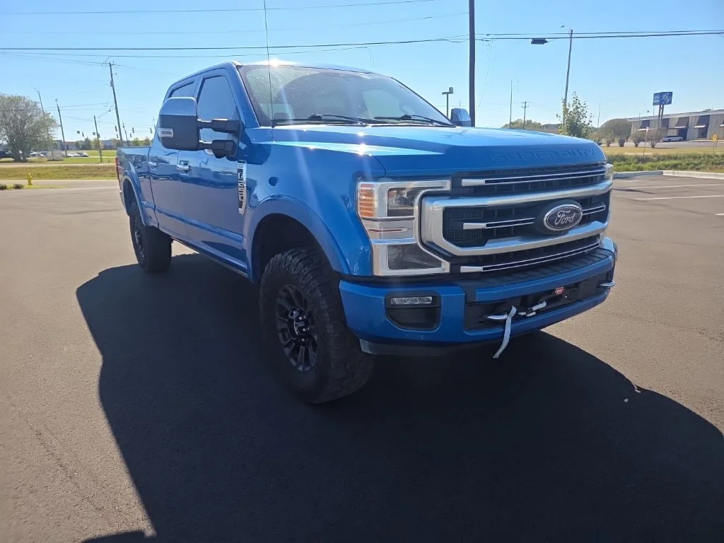Used 2020 Blue Ford Platinum image 4