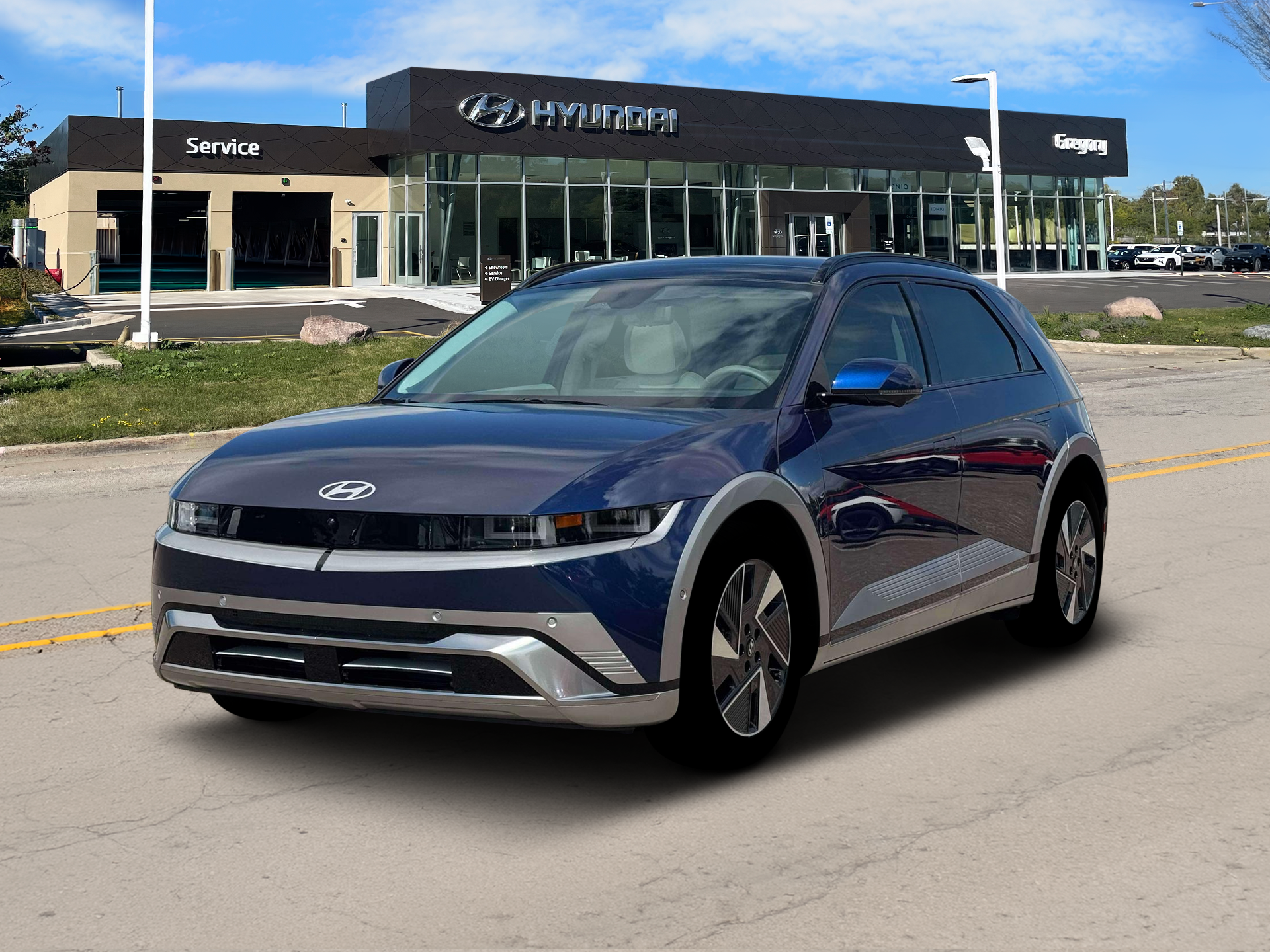 New 2026 Blue Hyundai Limited image 1