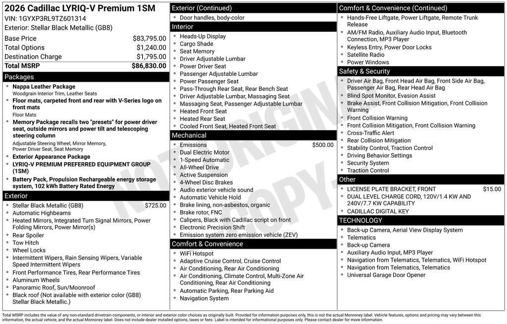 2026 Cadillac LYRIQ V Premium - Photo 29