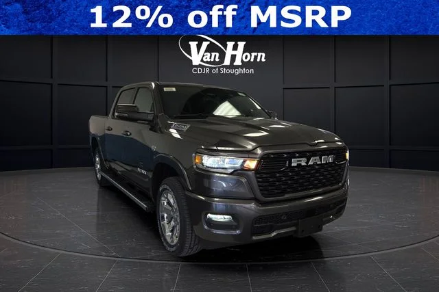 New 2026 Granite Crystal Metallic Clear-Coat Exterior Paint RAM Big Horn/Lone Star image 1