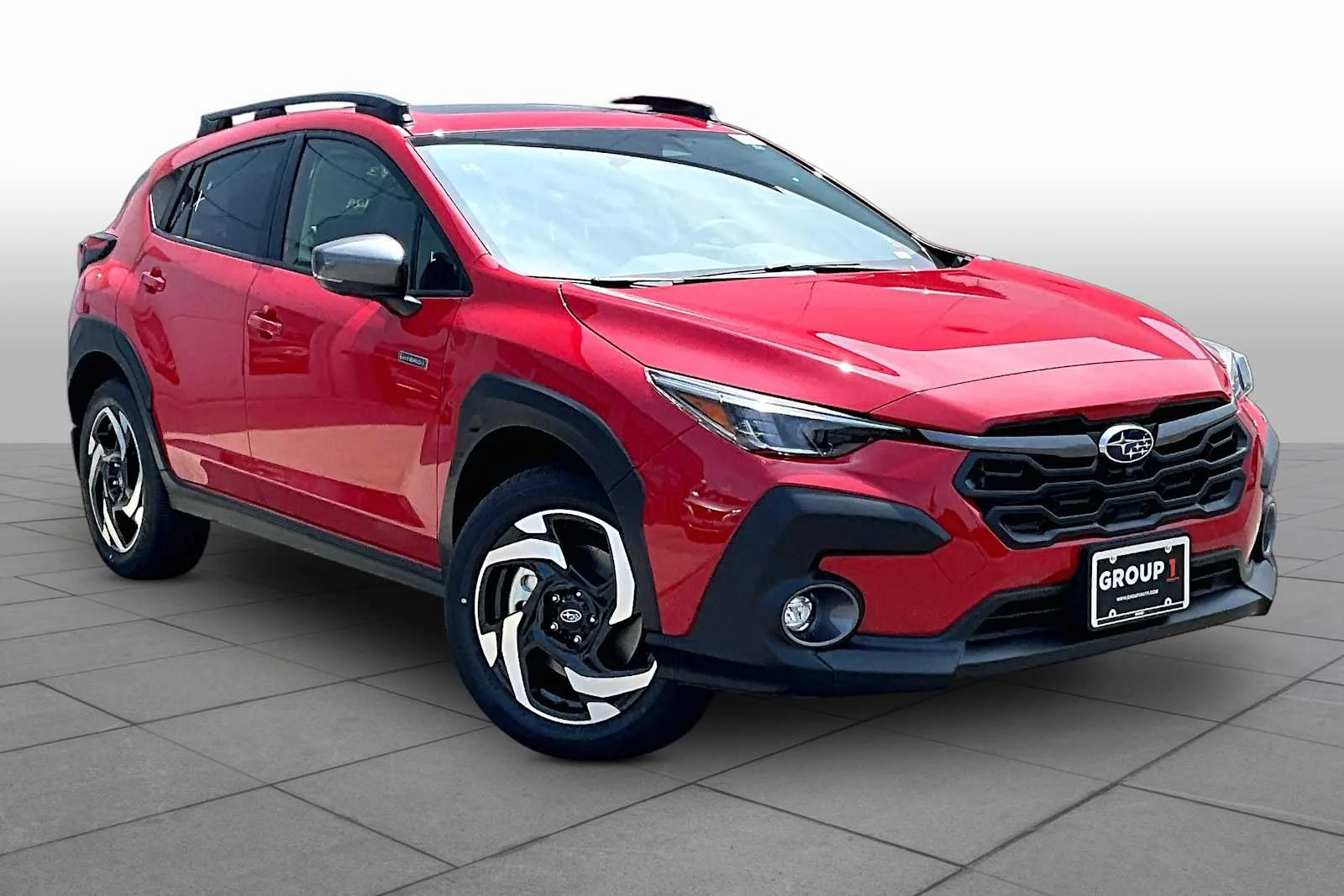 New 2026 Pure Red Subaru Limited Hybrid image 2