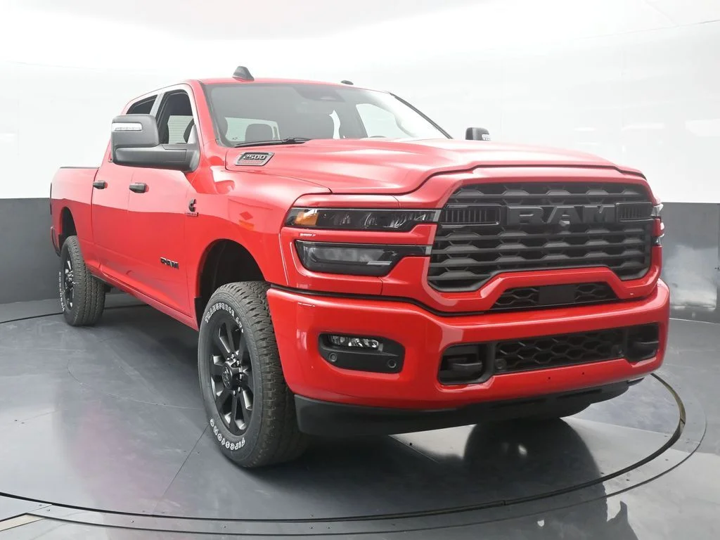 New 2026 Flame Red Clear-Coat Exterior Paint RAM Big Horn image 9
