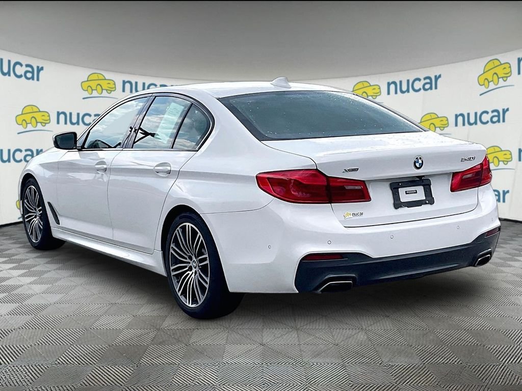Used 2019 Alpine White BMW 540i xDrive image 4