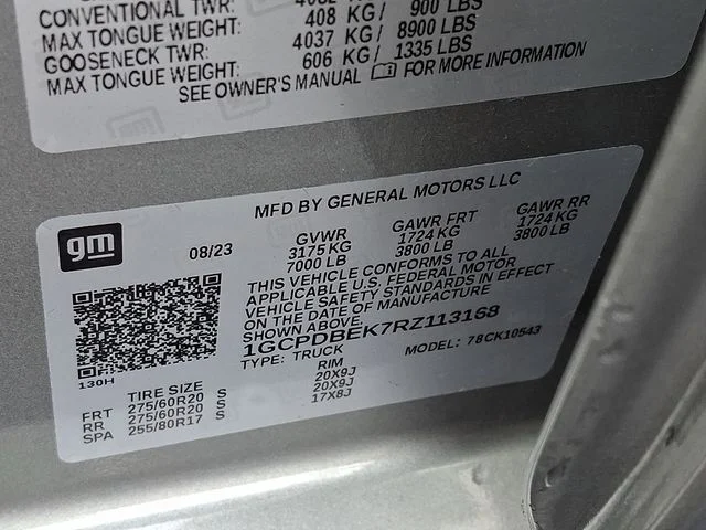 Used 2024 Gray Chevrolet Custom image 26