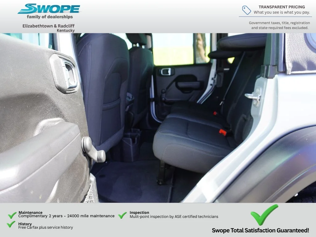 Used 2022 Silver Zynith Clearcoat Jeep Unlimited Sport image 10