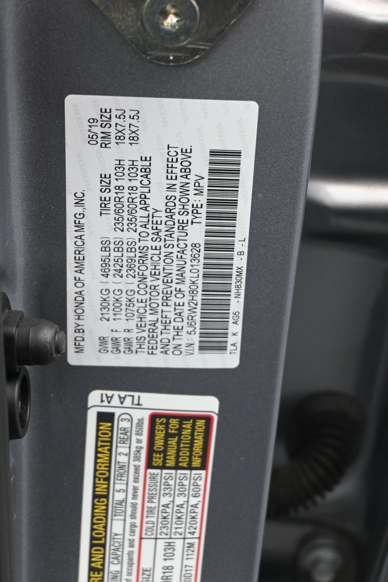 Used 2019 Silver Honda EX-L image 29