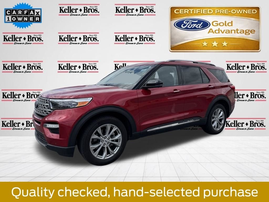 Certified Used 2023 Rapid Red Metallic Tinted Clearcoat Ford Limited image 4