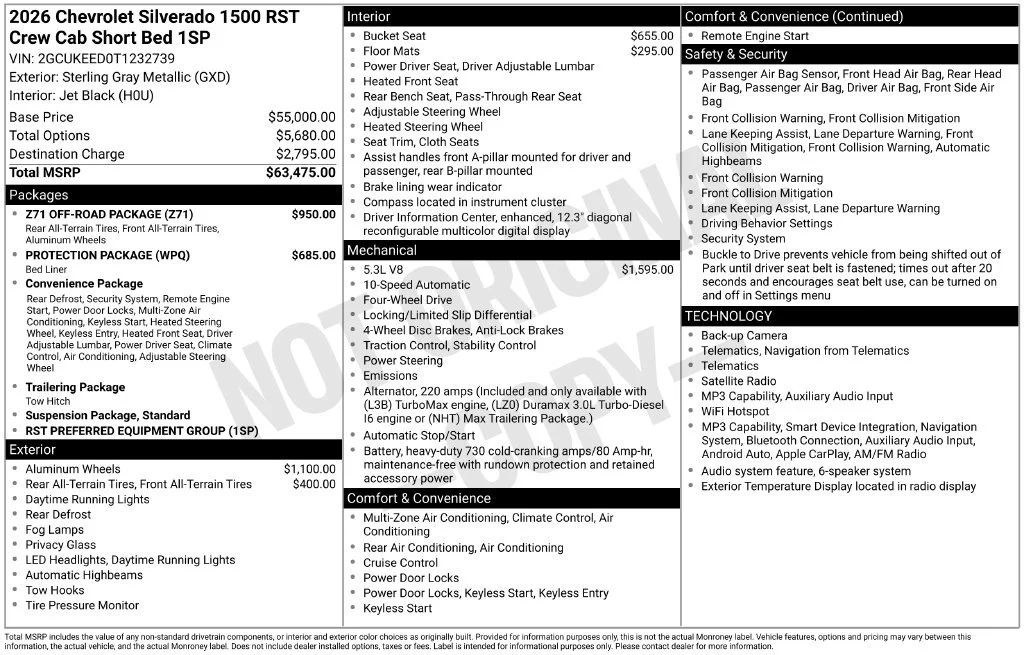 2026 Chevrolet Silverado 1500 RST - Photo 4