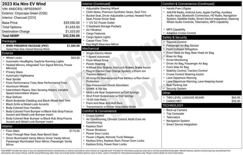 Used 2023 Green Kia Wind image 17
