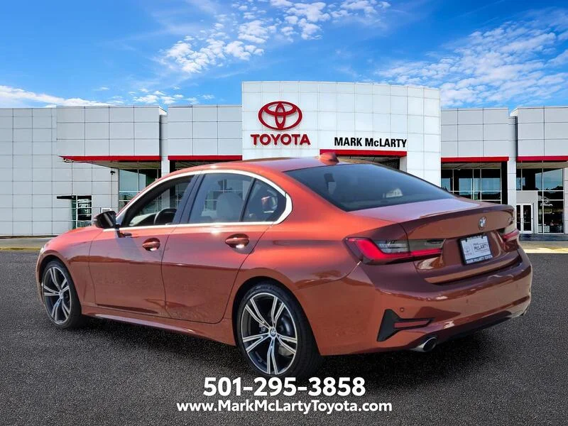 Used 2019 Sunset Orange Metallic BMW 330I SEDAN image 3