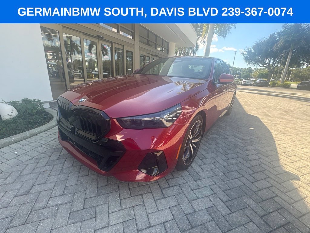 Certified Used 2024 Vegas Red Metallic BMW 530i image 1