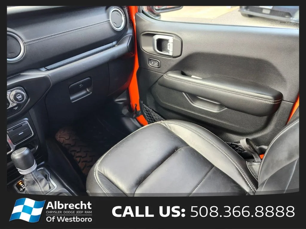 Used 2020 Orange Jeep Unlimited Sahara image 15
