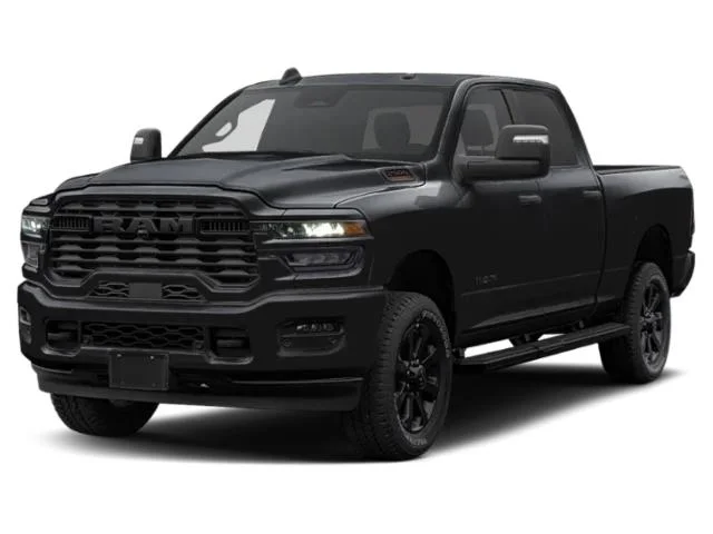 New 2026 Diamond Black Crystal Pearl-Coat Exterior Paint RAM Big Horn image 1
