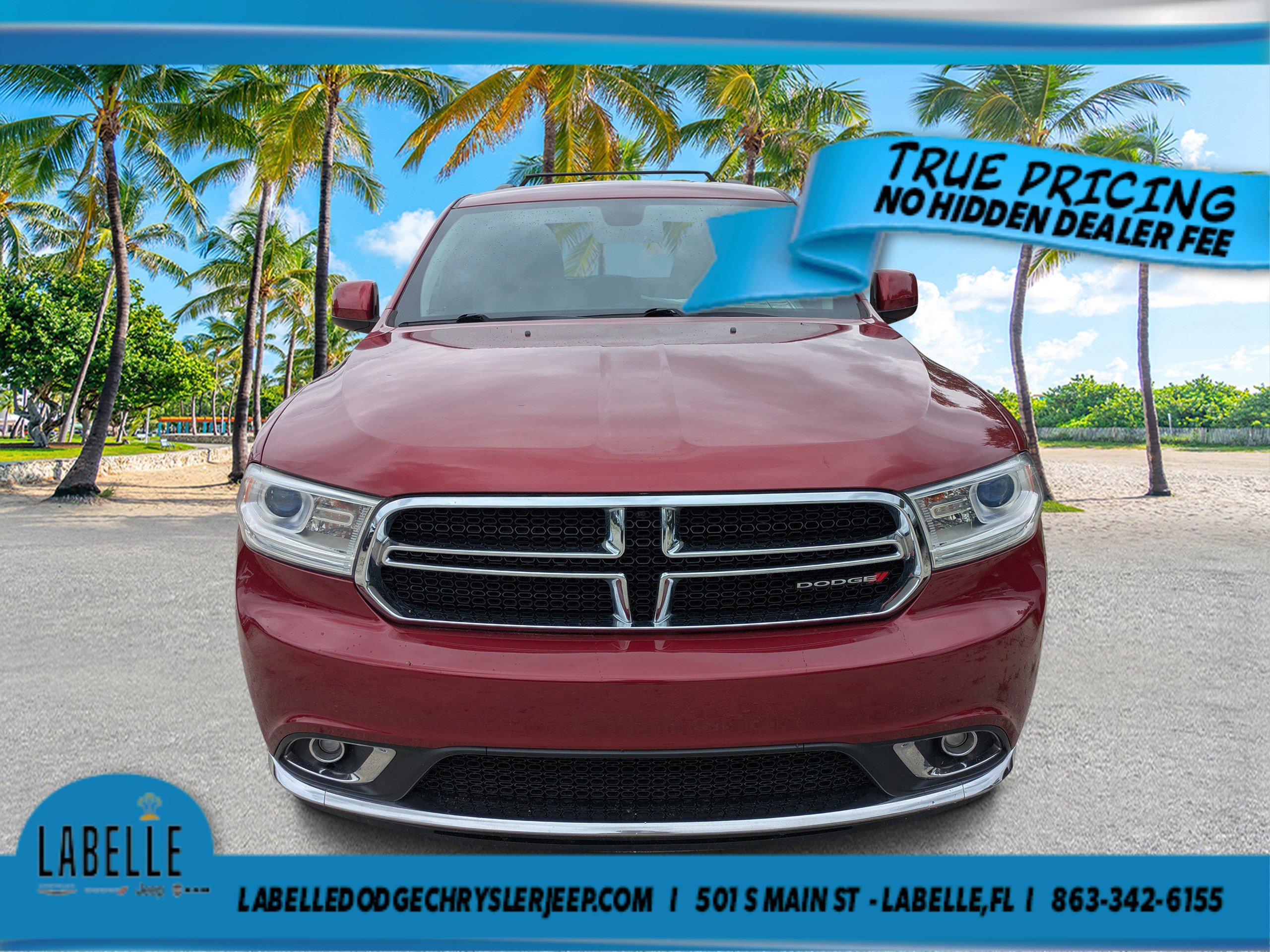 Used 2015 Deep Cherry Red Crystal Pearlcoat Dodge SXT image 7