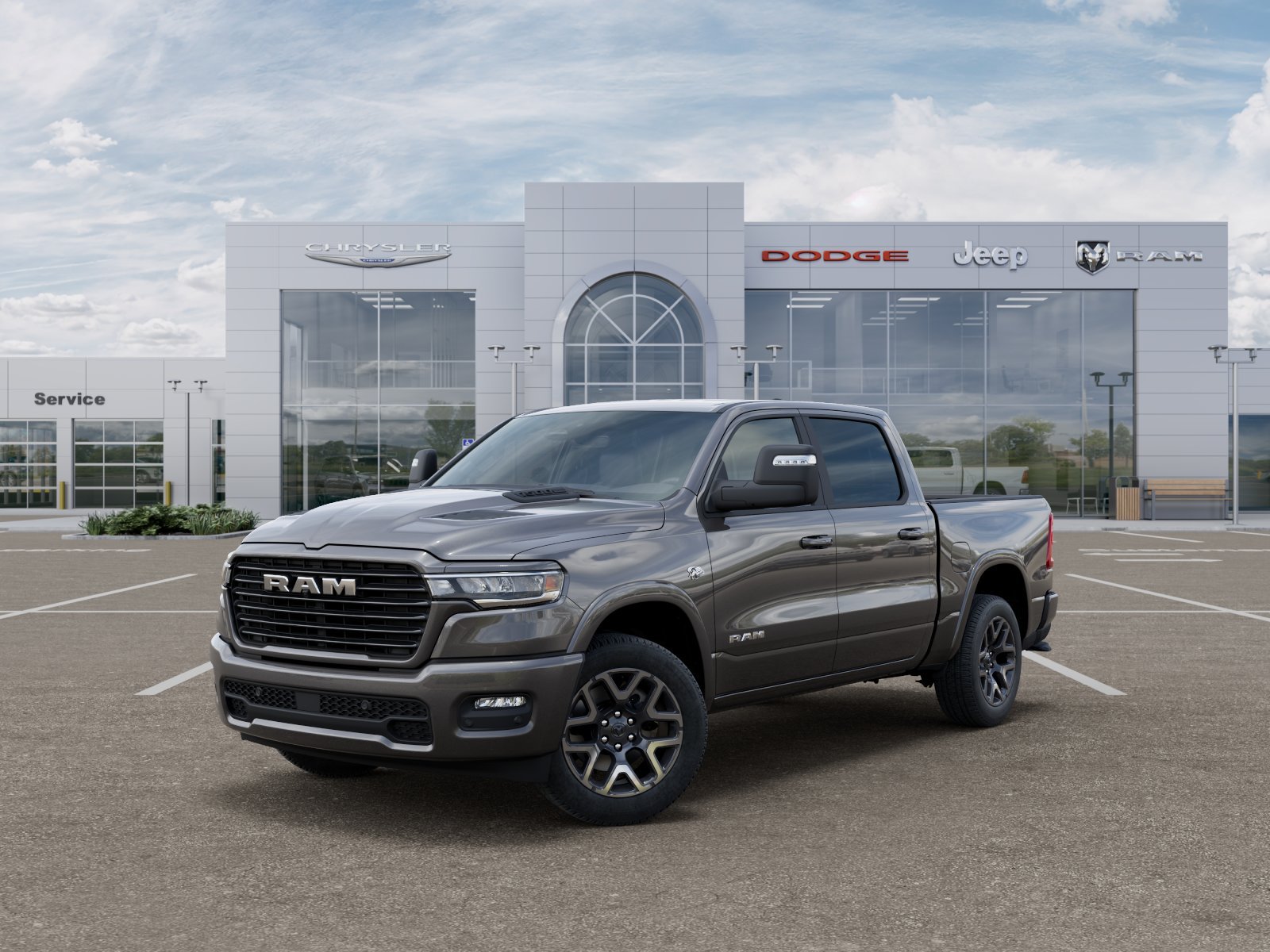 New 2026 Granite Crystal Metallic Clear-Coat Exterior Paint RAM Laramie image 29