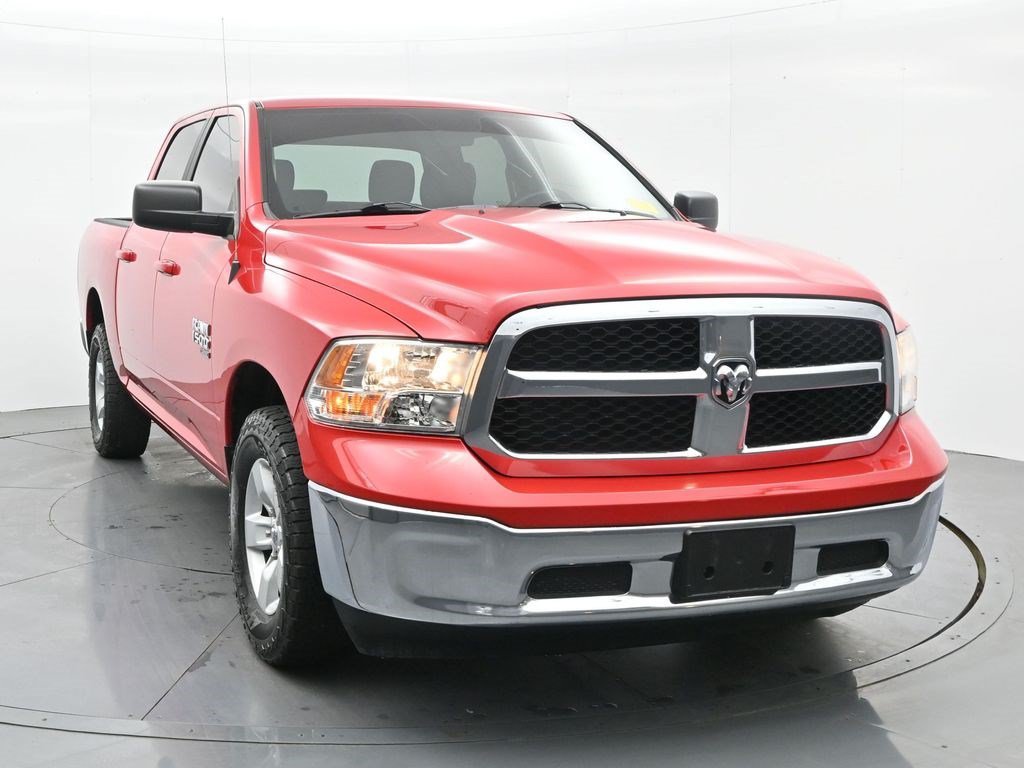 Used 2021 Flame Red Clearcoat Ram SLT image 3