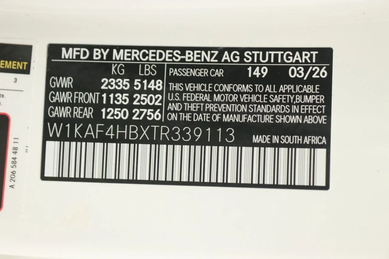 New 2026 Polar White Mercedes-Benz C 300 image 12
