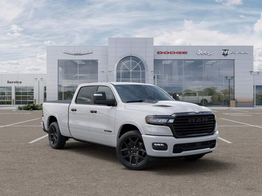 New 2026 Bright White Clear-Coat Exterior Paint RAM Laramie image 5