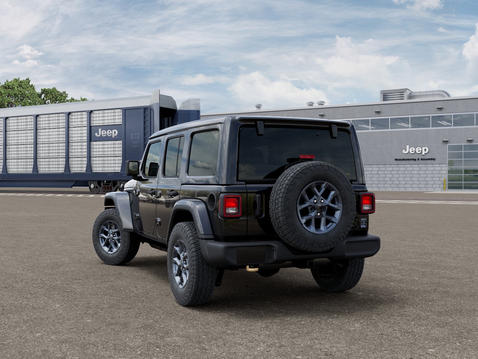 New 2026 Black Clear-Coat Exterior Paint Jeep 85th Anniversary Edition image 29