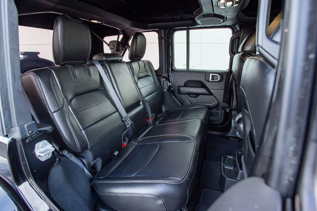 Used 2022 Black Clearcoat Jeep Unlimited Sahara 4xe image 15