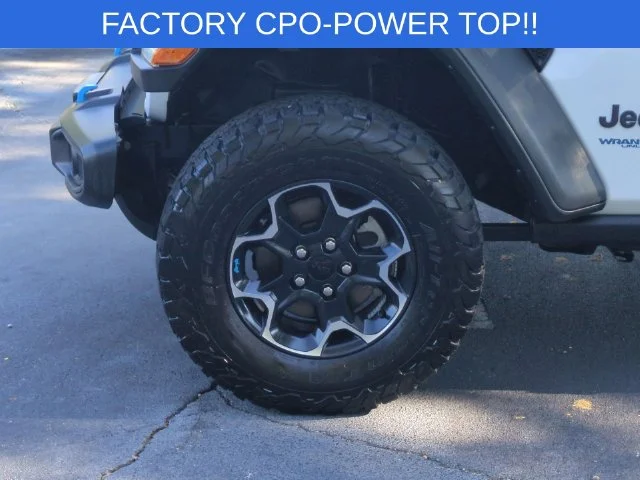 Used 2022 White Jeep Unlimited Rubicon 4xe image 10