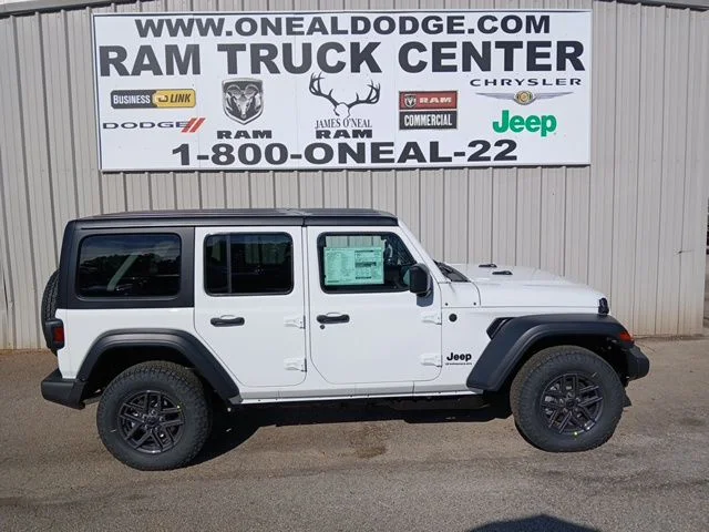 New 2026 Bright White Clear-Coat Exterior Paint Jeep Sport S image 2