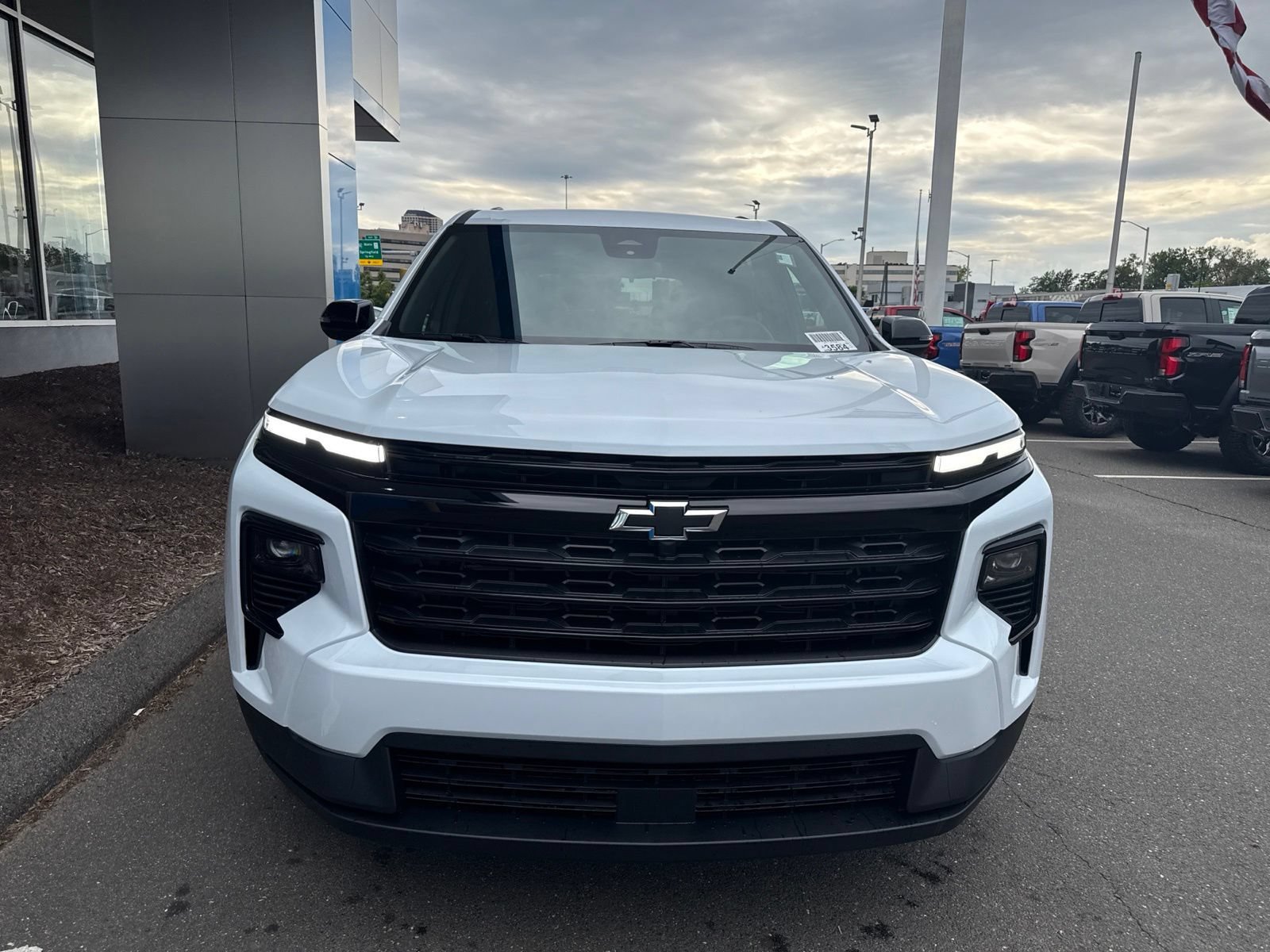 New 2027 Polar White Tricoat Chevrolet LT Midnight Edition with Evotex Seating image 3