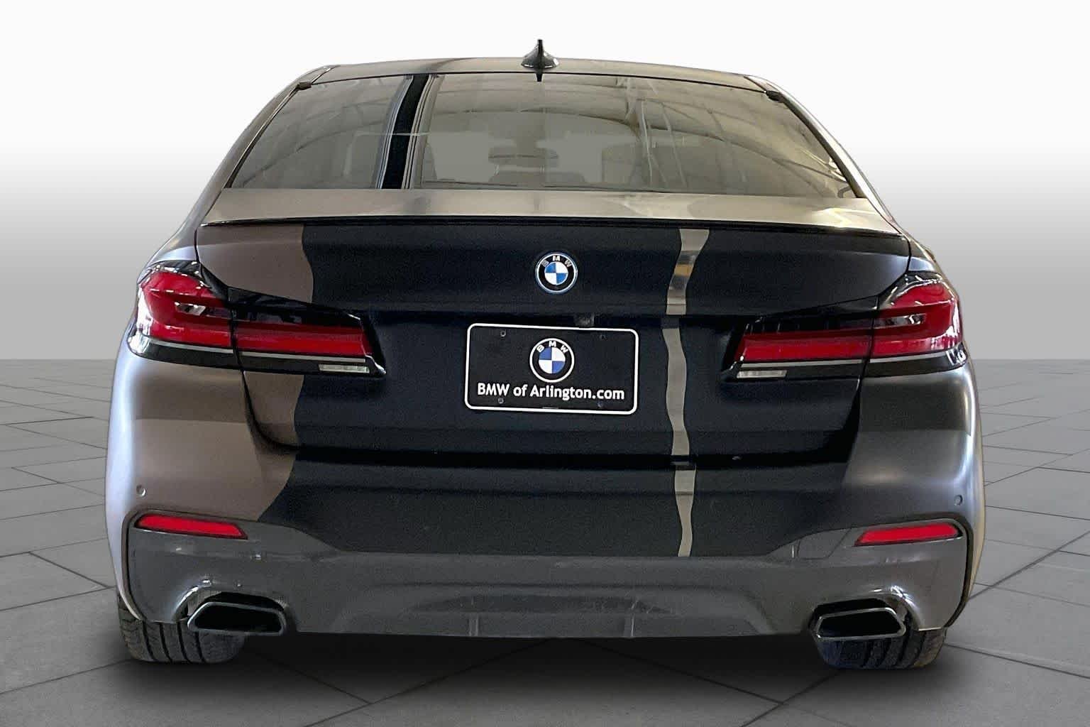 Used 2023 Black Sapphire Metallic BMW 530e image 4