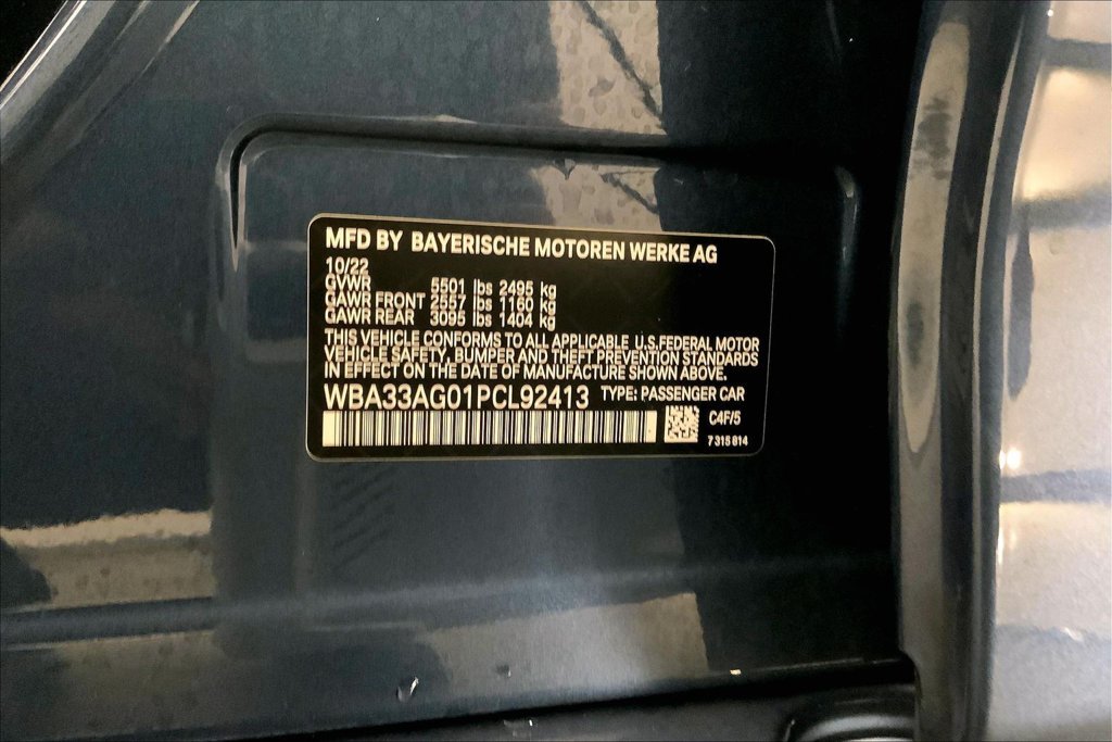 Certified Used 2023 Arctic Race Blue Metallic BMW  image 32