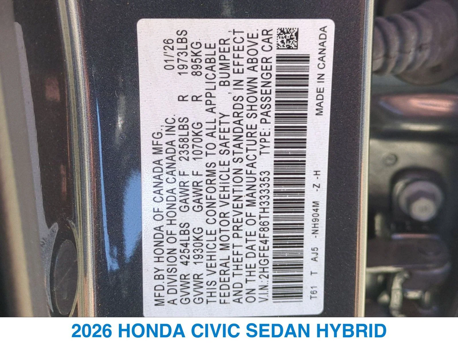 Certified Used 2026 Gray Honda Sport Touring image 27