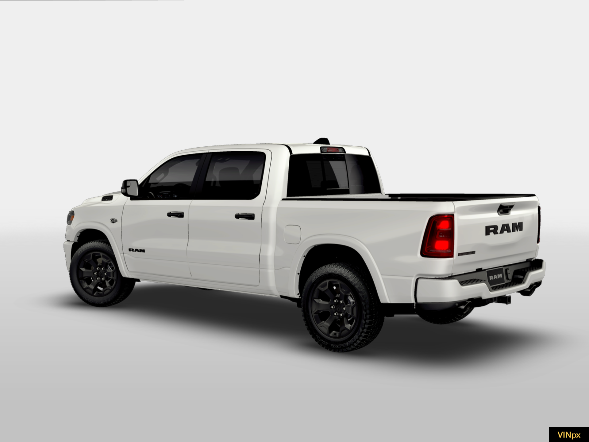 New 2026 Bright White Clear-Coat Exterior Paint RAM BIG HORN image 4