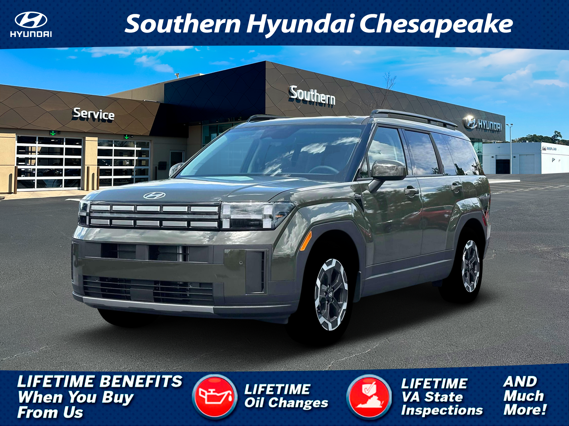 New 2026 Green Hyundai SEL AWD image 1