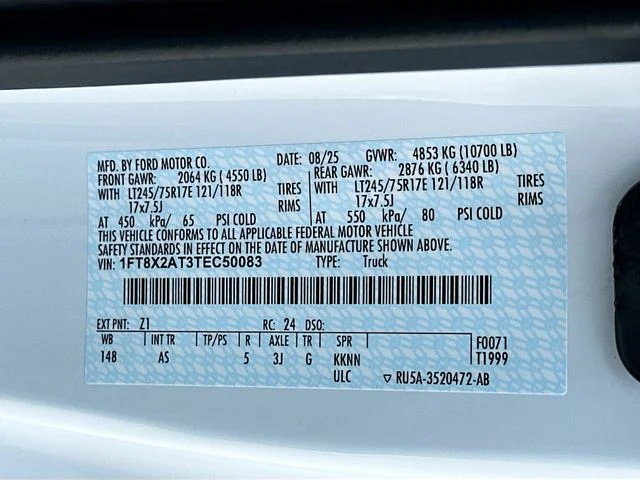 New 2026 Oxford White Ford XL image 19