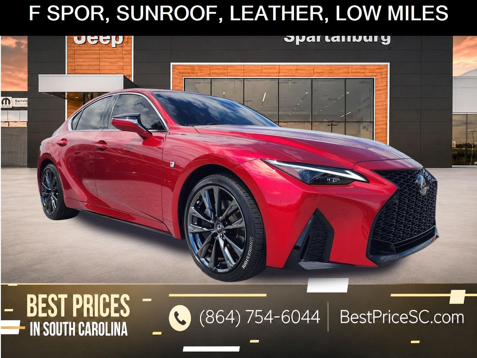 Used 2023 Infrared Lexus IS 350 F SPORT image 1