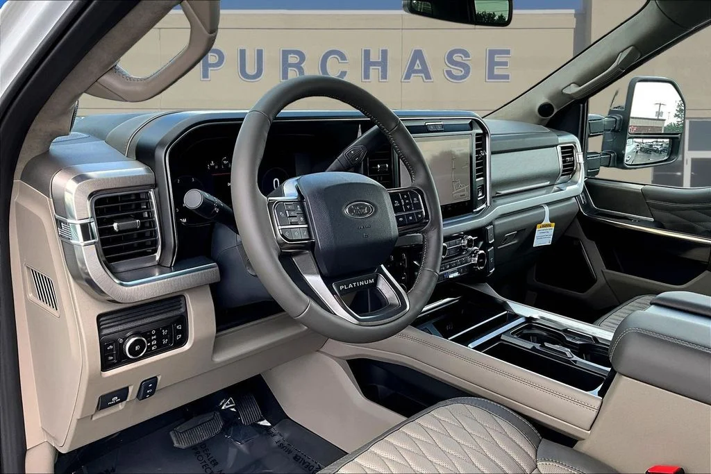 New 2026 Star White Metallic Tri-Coat Ford F-350® Platinum® image 7
