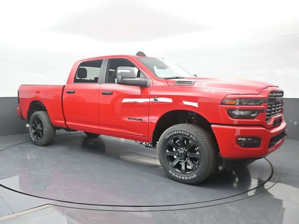 New 2026 Flame Red Clear-Coat Exterior Paint RAM Big Horn image 8